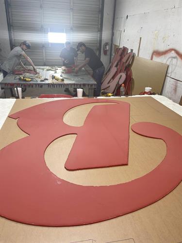 Channel letter face replacement