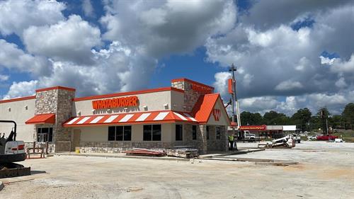 Whataburger complete signage installation