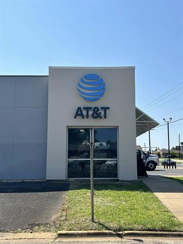 AT&T remodel and new branding.