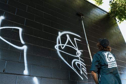 Goodbye Graffiti tech at work