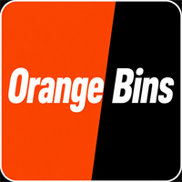 Orange Bins