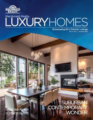 Cover of MacDonald Realty Luxury Homes Magazine