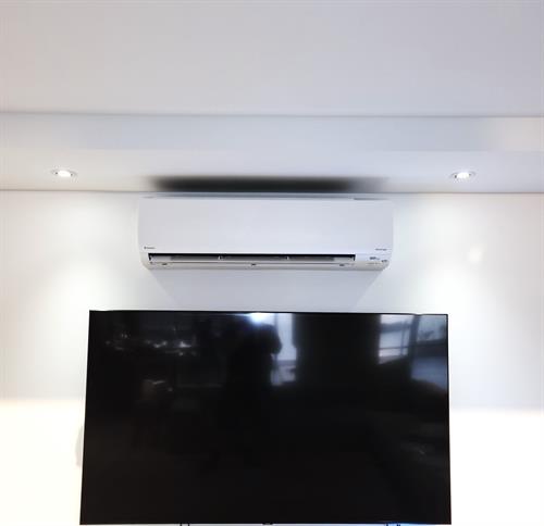Installation of wall mounted air conditioner