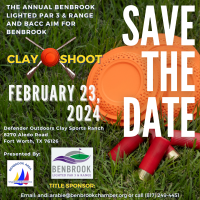 THE BENBROOK LIGHTED PAR 3 & DRIVING RANGE AND BACC ANNUAL CLAY SHOOT