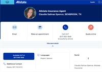 Allstate Insurance - Claudia Salinas Spence