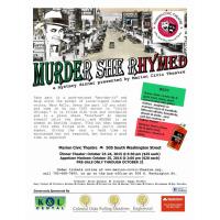 Marion CIvic Theatre Mystery Dinner "Murder She Rhymed"