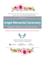 Angel Memorial Ceremony, April 26, 2:00pm