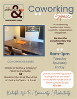 Coworking Space Available!