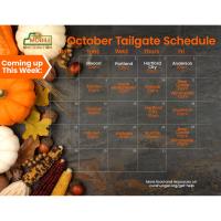 Second Harvest Food Bank Tailgate October Calendar