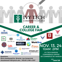 Career Fair at Ivy Tech, Marion, Nov. 13