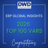 DWD Technology Group Named to ERP Global Insights VAR 100 List, Ranked #92