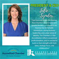 Kearney Area Chamber Announces Julie Snyder as Next President & CEO