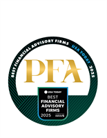Press Release: We’re thrilled to announce that Professional Financial Advisors, LLC (PFA) has been named a 2025 USA TODAY Top Advisory Firm—an honor that only a few firms achieve.