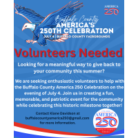 Buffalo County 250 Volunteers Needed