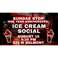 Sundae Stop One Year Anniversary Ice Cream Social