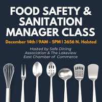 Food Service Sanitation Managers Certification Class