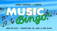 Music Bingo - Every Tuesday!