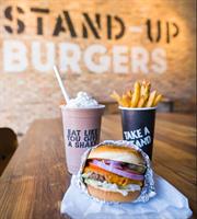 Happy Hour at Stand-Up Burgers