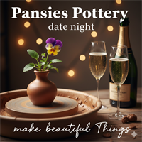 Pansies Pottery