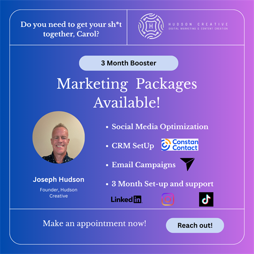 Marketing Packages Available