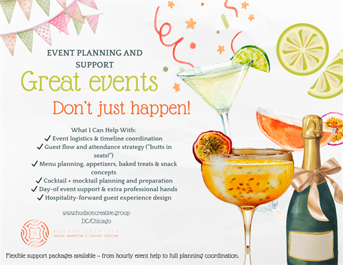 Event Planning Assistance Available
