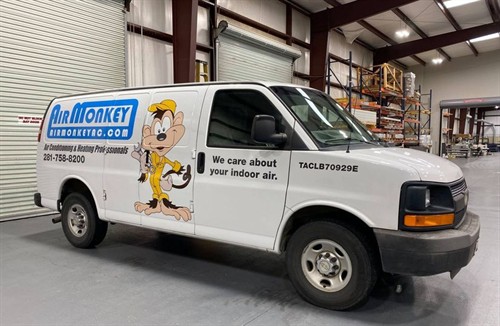 Vehicle graphics for Cypress area businesses by inkDOTS LLC