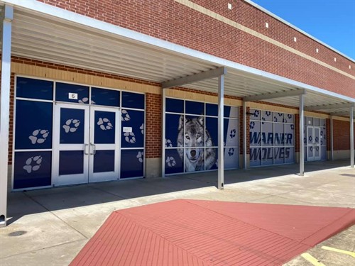Window graphics for schools, business and retail by inkDOTS LLC
