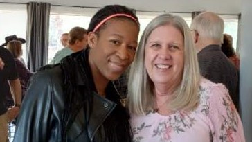 Canisha Scott and Janet Balboni - Key MESA Volunteer & President