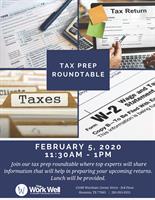 Tax Prep Roundtable - Presented by The Work Well