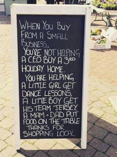 Support local businesss