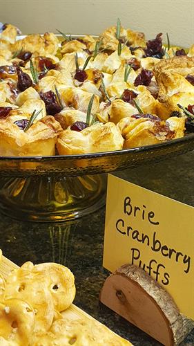 Brie Cranberry Puffs