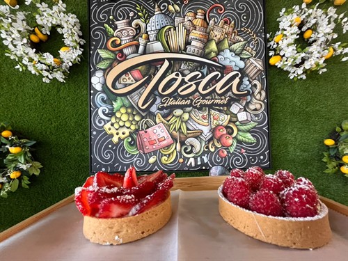 Delicious fresh fruit tarts