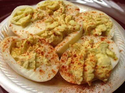 Home Made Deviled Eggs