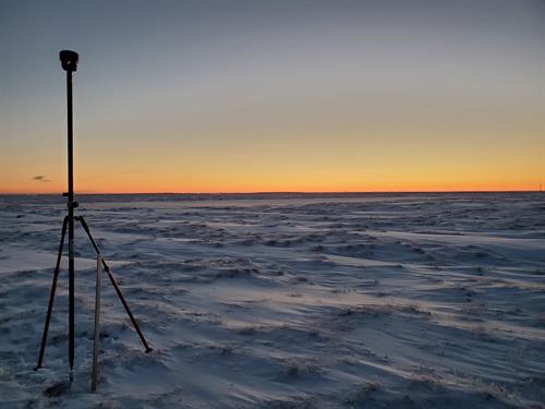 GPS Survey at Sunset GPS Survey at Sunset