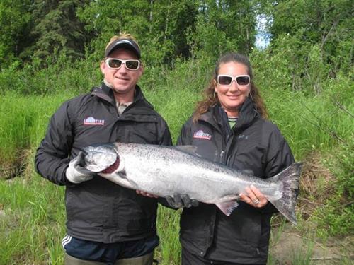 Enjoy world-class salmon fishing tours with an experienced Alaskan guide and all equipment provided. 