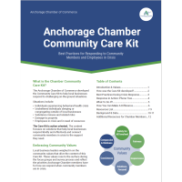 Anchorage Chamber Releases Community Care Kit