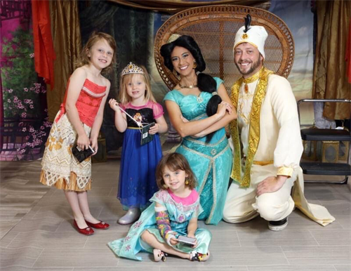 Storytime Princeses - Princess Jasmine - is proud to have been invited to serve at the Southesast Health Foundation Tea Party!