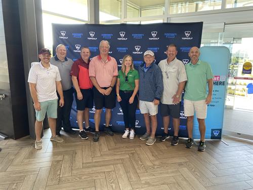 A day of Top Golf with agents