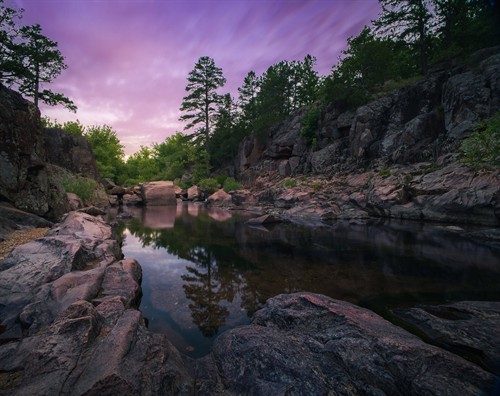 The Shut-Ins at Amidon Memorial Conservation Area