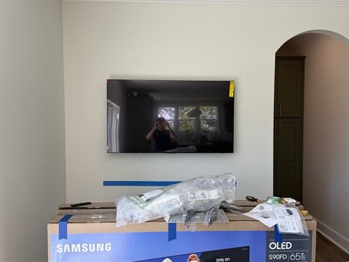 Tv Mounitng for the wonderful Beggs Family!