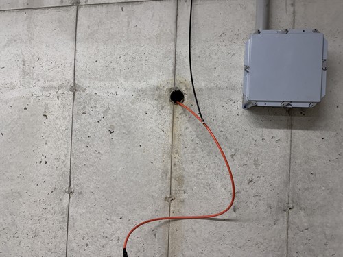 Wireless Access Point installed 215ft accross the street for the wonderful Beggs Family!