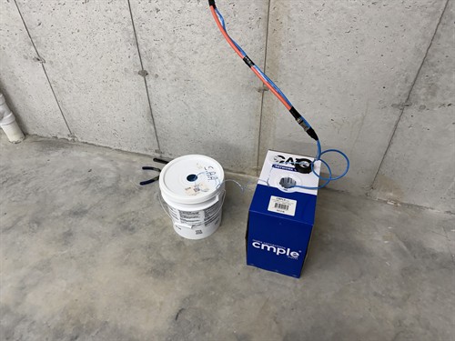 Wireless Access Point installed 215ft accross the street for the wonderful Beggs Family!