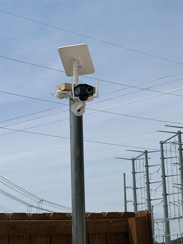 Solar Cellular Cameras for our friends at UFO Fencing!
