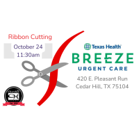 Ribbon Cutting for Texas Health Breeze Urgent Care