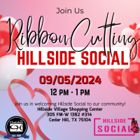 Ribbon Cutting for Hillside Social