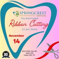 Ribbon Cutting for Springcrest Dental