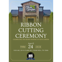 Ribbon Cutting - Olive Garden