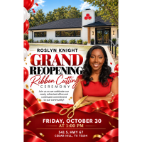 Ribbon Cutting - Roslyn Knight