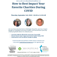 How to Best Impact Your Favorite Charities During COVID