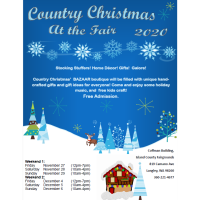 CANCELLED Country Christmas at the Fair